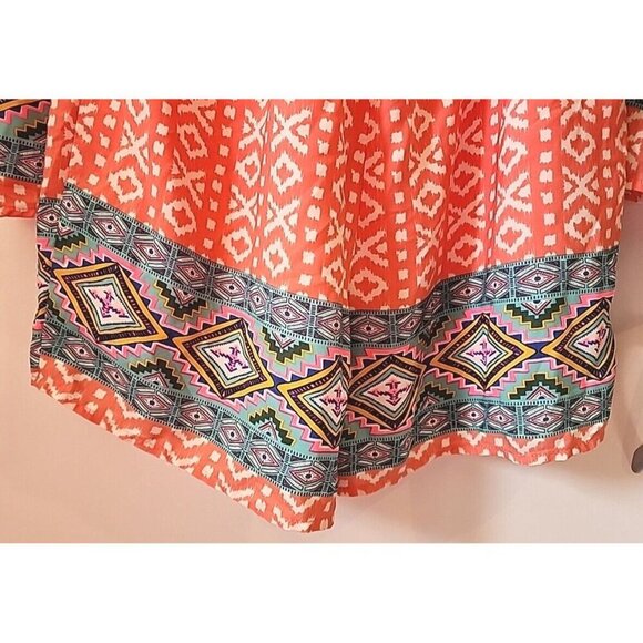 Pink Owl Romper Beautiful Spring Colors Womens Size Medium - Picture 15 of 15